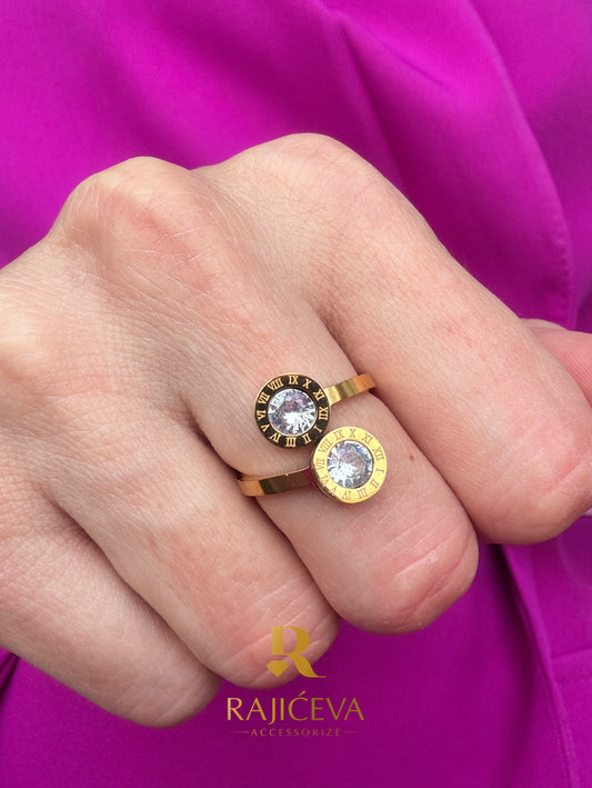 Prsten zlatni Rea hirurški čelik